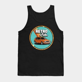 Retro Vintage Automotive Tin Sign Tank Top